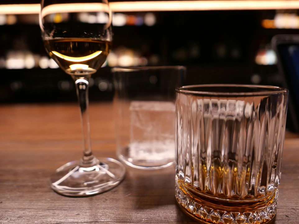 a few glasses of wine